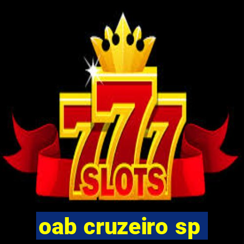 oab cruzeiro sp